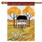 Toland Home Garden The Welcome Farmhouse Yellow and Green Rectangular House Flag 28" x 40"